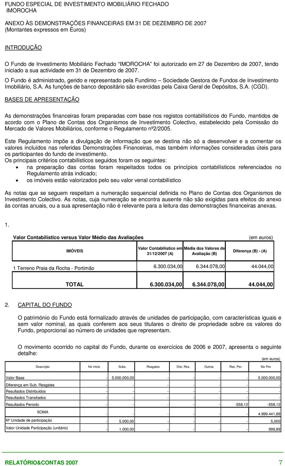 O Fundo é administrado, gerido e representado pela Fundimo Sociedade Gestora de Fundos de Investimento Imobiliário, S.A. As funções de banco depositário são exercidas pela Caixa Geral de Depósitos, S.