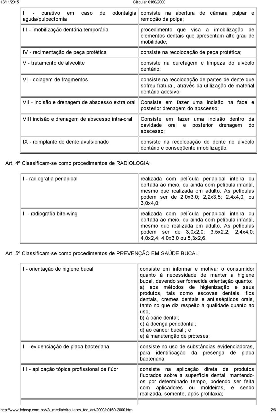 elementos dentais que apresentam alto grau de mobilidade; consiste na recolocação de peça protética; consiste na curetagem e limpeza do alvéolo dentário; consiste na recolocação de partes de dente