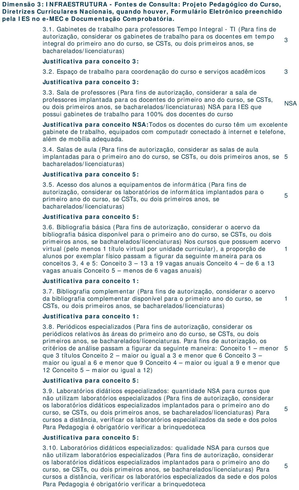 Gabinetes de trabalho para professores Tempo Integral - TI (Para fins de autorização, considerar os gabinetes de trabalho para os docentes em tempo integral do primeiro ano do curso, se CSTs, ou dois