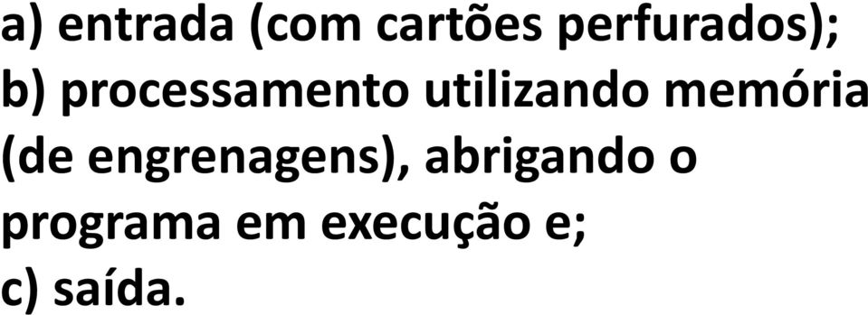 utilizando memória (de