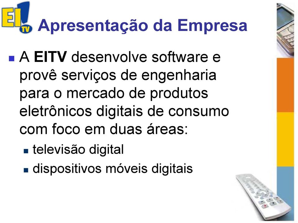 produtos eletrônicos digitais de consumo com foco em