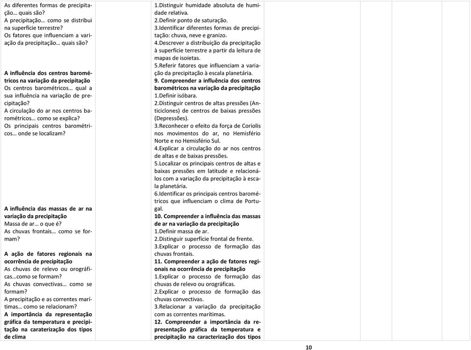 A circulação do ar nos centros barométricos como se explica? Os principais centros barométricos onde se localizam? A influência das massas de ar na variação da precipitação Massa de ar o que é?