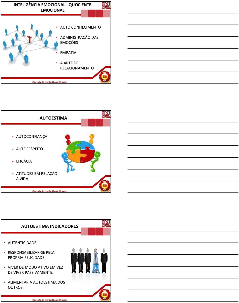 EM RELAÇÃO A VIDA AUTOESTIMA INDICADORES AUTENTICIDADE.