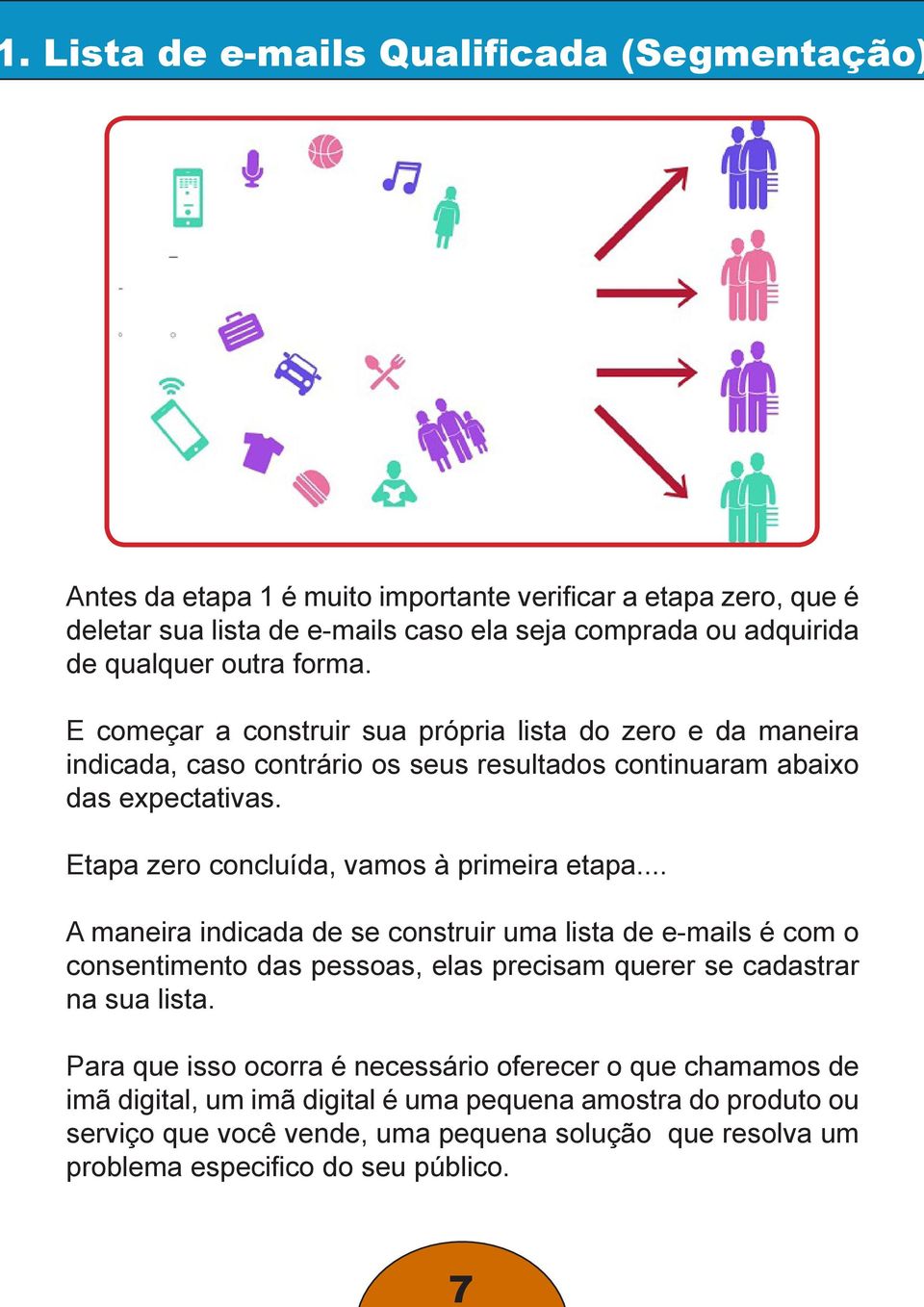 Etapa zero concluída, vamos à primeira etapa... A maneira indicada de se construir uma lista de e-mails é com o consentimento das pessoas, elas precisam querer se cadastrar na sua lista.