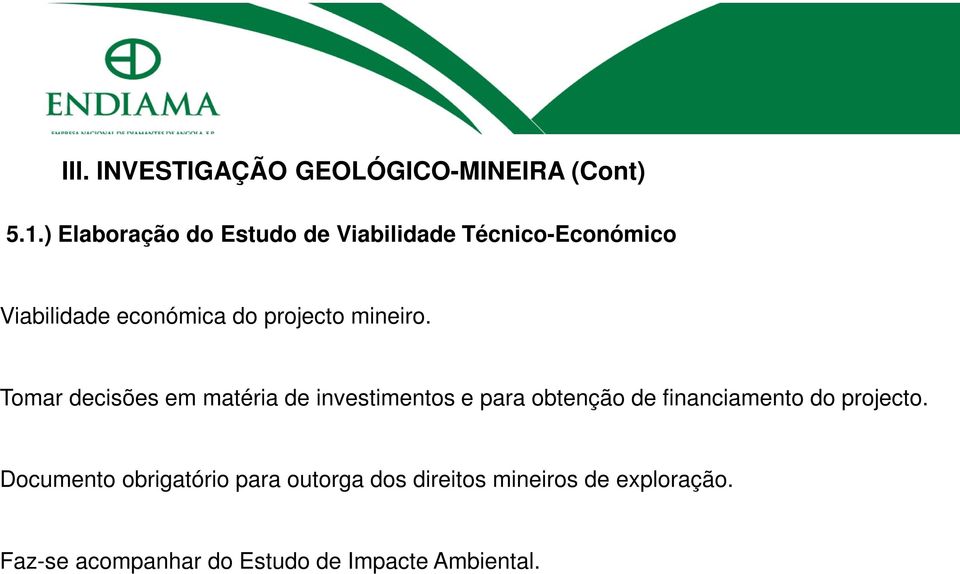 projecto mineiro.