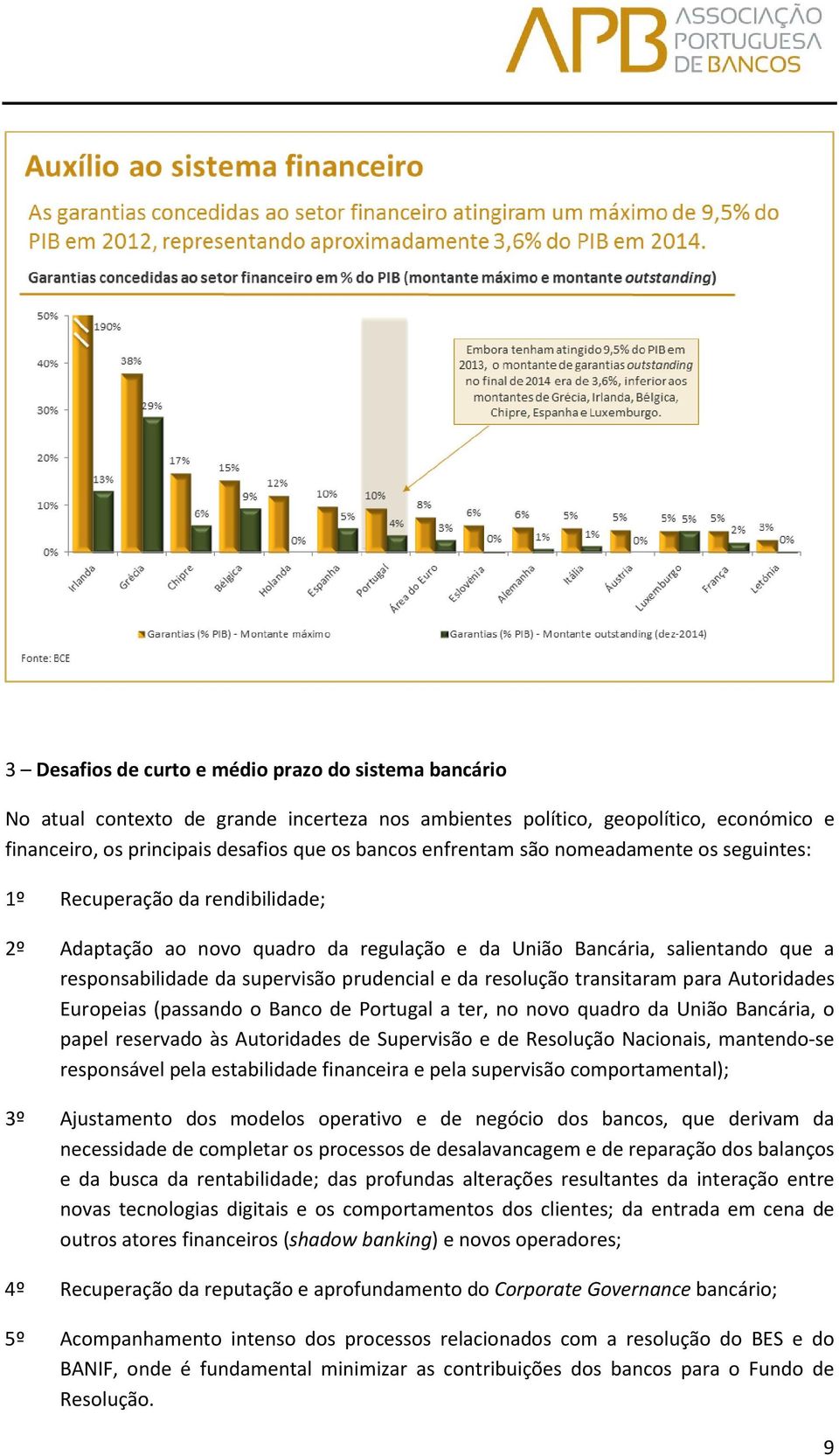 resolução transitaram para Autoridades Europeias (passando o Banco de Portugal a ter, no novo quadro da União Bancária, o papel reservado às Autoridades de Supervisão e de Resolução Nacionais,