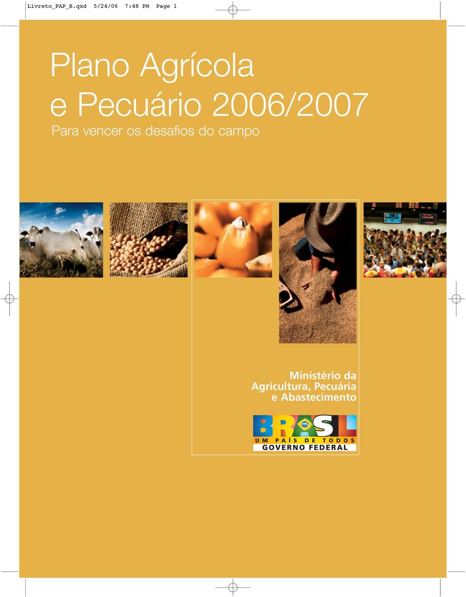 Agrícola e Pecuário 2006/2007 Para