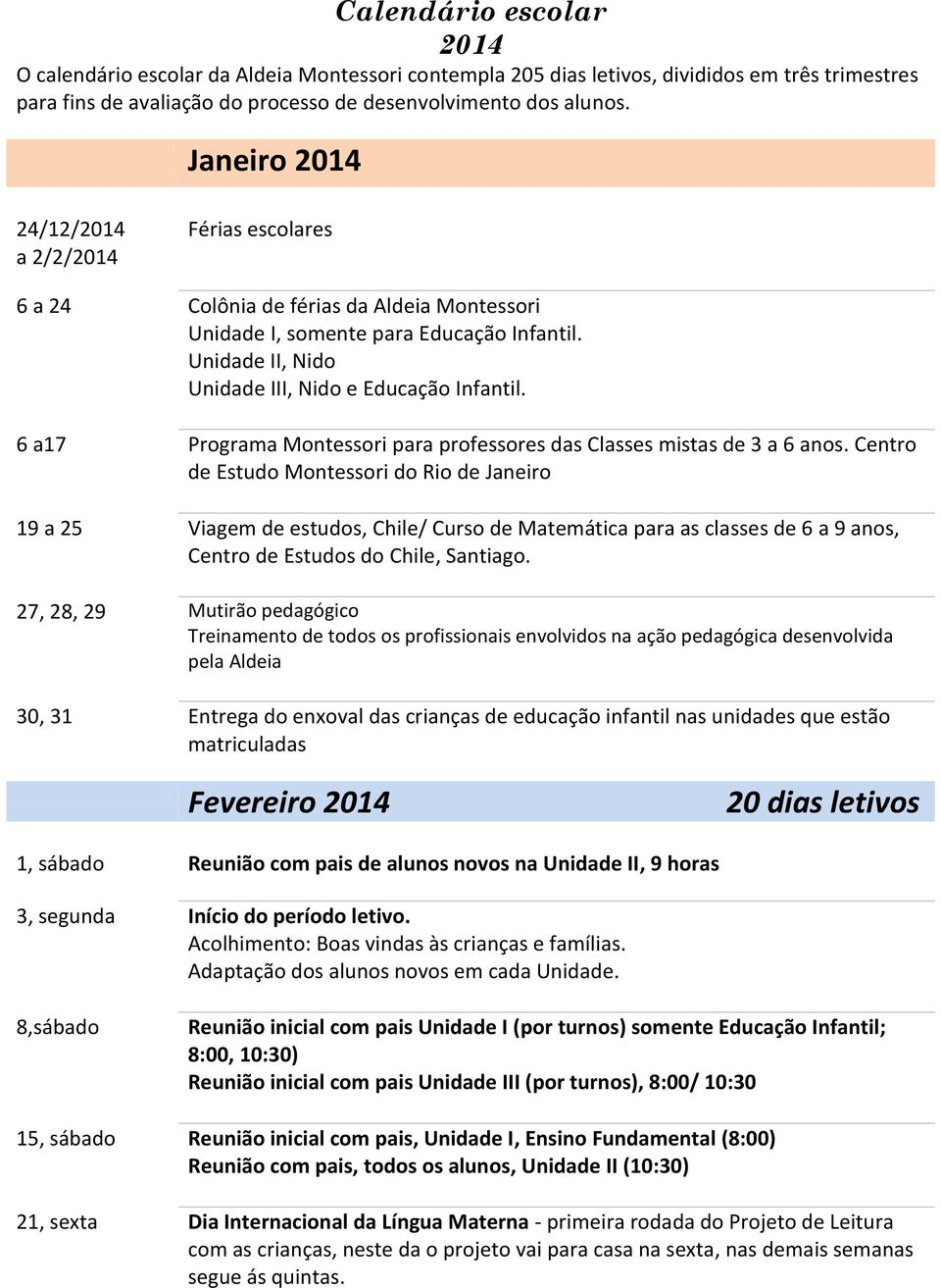 6 a17 Programa Montessori para professores das Classes mistas de 3 a 6 anos.