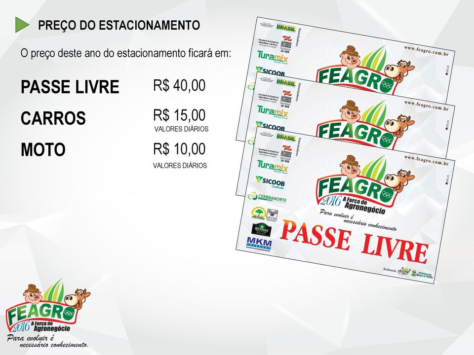 LIVRE CARROS MOTO R$ 40,00 R$ 15,00