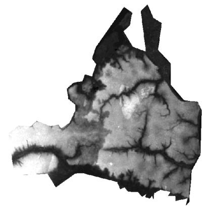 4. Recortando o MDE baseado no limite de João Pessoa Para recortar uma imagem tipo raster, com base num shapefile, deveremos acessar, no ArcToolbox, a ferramenta Spatial Analyst Tools > Extraction >