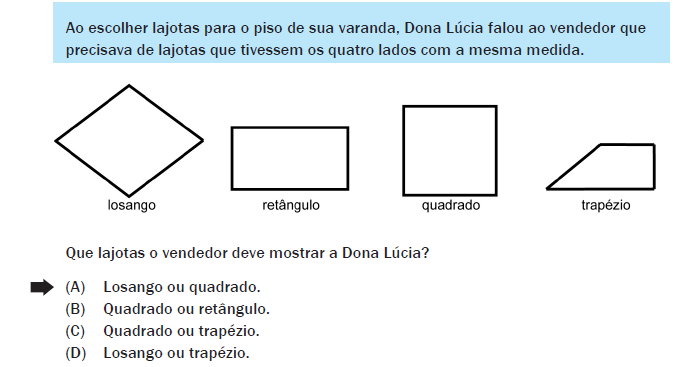 Com esse sentido, consideramos que esse descritor permite identificar apenas se a criança reconhece algumas características ou planificações de formas geométricas por meio da visualização, o que