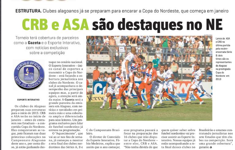 Gazeta de Alagoas CRB e