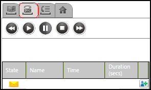 12.8.5 Opções de correio de voz Plug-in do Avaya IP Office funcionalidade de mensagens de voz: 1. Você recebe uma lista de todas as mensagens de voz. 2.