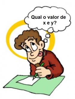 (-1) x = + 3 S = {(3, -1)} e) x - y = 10 x + y = -40 Substituindo a eq.1na eq.