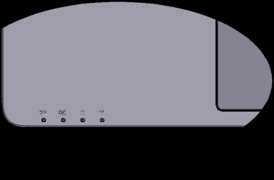 NO.2.1 Visão superior com a tela de LCD aberta Abra a tampa como mostrado na figura da página anterior, ajuste o ângulo para uma visão clara da imagem.