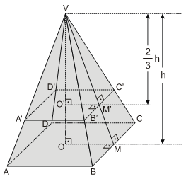 Nível I EXERCÍCIOS PROPOSTOS 6. (UFPB - 07) As rapaduras, fabricadas no Engenho JB, têm a forma de um tronco de pirâmide regular, conforme ilustra a figura a seguir. 1.