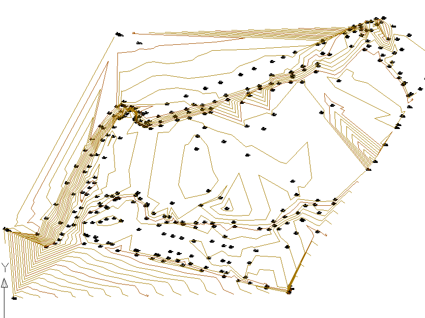 17 Figura 21: Exemplo de curas de nível interpoladas 5.2 Alterar Lados dos Triângulos.