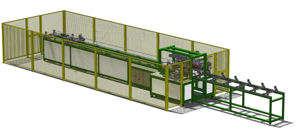 Máquinas avançadas e ferramentas para a produção de escadas e escadotes Vantagens - Redução do tempo de ciclo - Aumento de produtividade