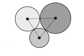 circunferências é: A) 2 5 cm 2 B) 8 5 cm 2 C) 12 5 cm 2 D) 2 3 cm 2 E) 5 3 cm 2 4.