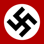 A swastika, um antigo símbolo de prosperidade foi transformado em símbolo de morte e destruição Considerado como o fascismo do Partido Nacional Socialista dos Trabalhadores Alemães (National