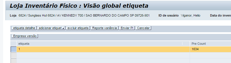 19. Quando todas as informações estão corretas, clique em Enviar PI.