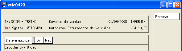 Gerente de Vendas Capitulo 06 Autorizando o pedido, importante