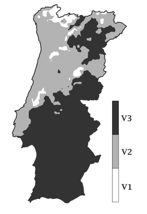 Dados climáticos de suporte aos regulamentos técnicos Refrescamento dos dados climáticos de 2006; Zonamento em 30 NUTS (nível III); Nomenclatura das Unidades Territoriais para Fins Estatísticos