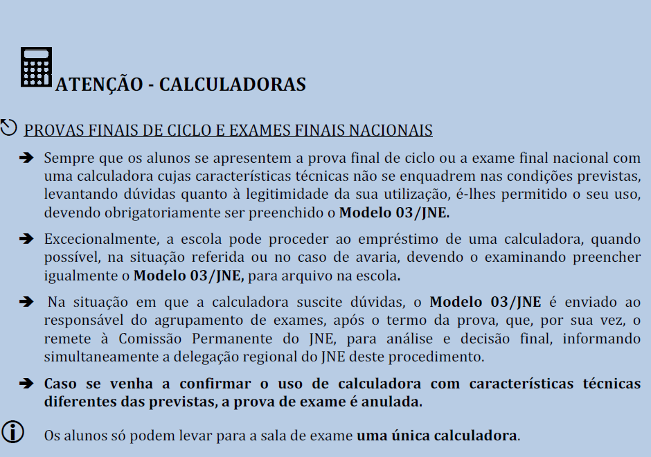 13. Material específico autorizado O papel de rascunho é fornecido pela escola, devidamente carimbado.