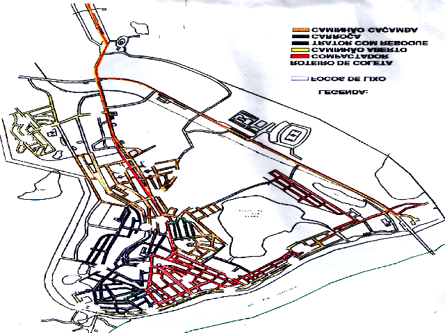 Figura 01 Localização da área de estudo com divisão municipal, Propriá, Sergipe.