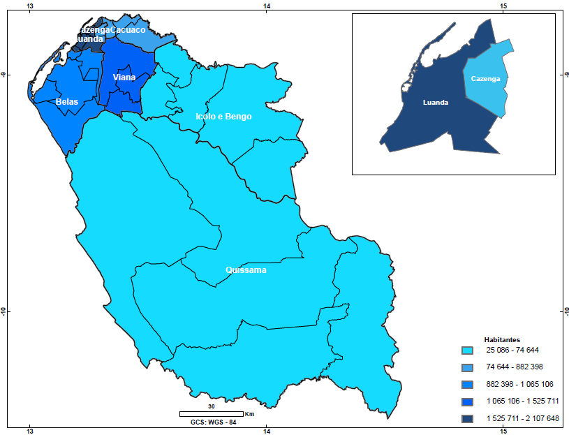 Cartograma 4.1 Distribuição da população residente por município, 2014 Gráfico 4.2 - População residente por sexo, 2014 Mulheres 51% Homens 49% O gráfico 4.