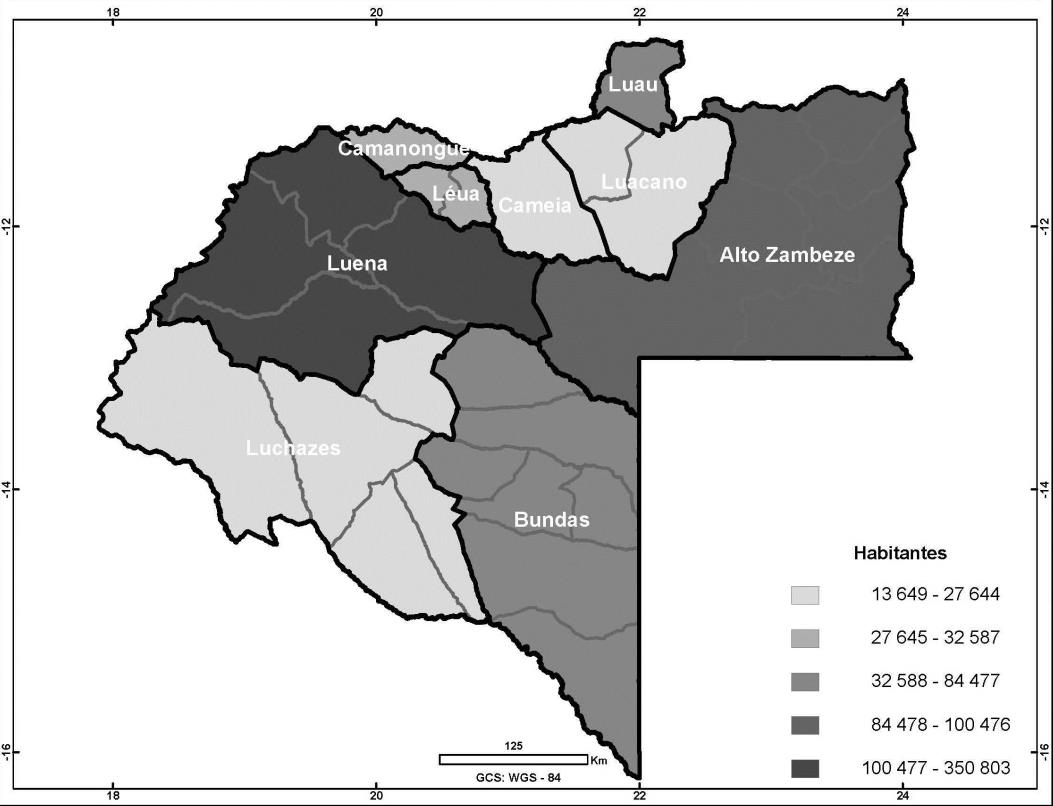 Gráfico 12.1 Distribuição percentual da população residente por município, 2014 Cartograma 12.