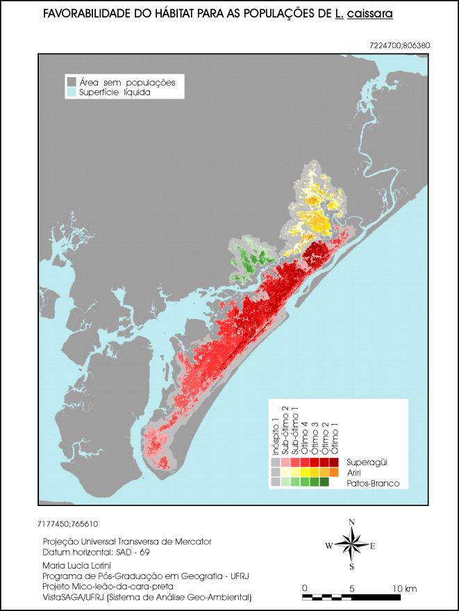 Mancha 5 87,5 Leontopithecus caissara Mancha 6 357,8 Mancha 7 493,7 Mancha 8 201,6 Mancha 9