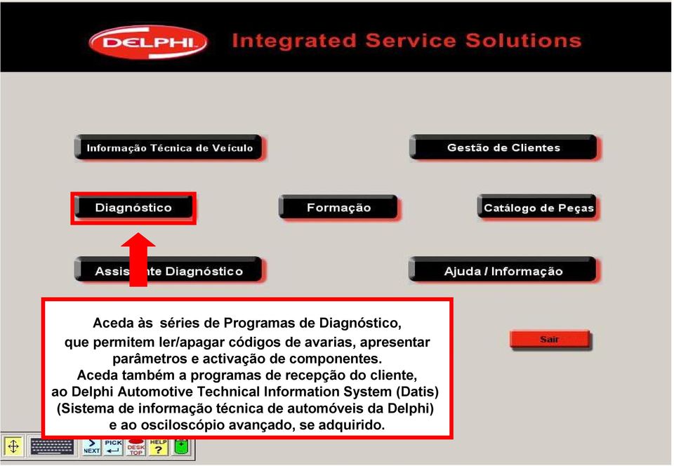 Aceda também a programas de recepção do cliente, ao Delphi Automotive Technical