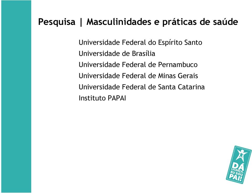 Universidade Federal de Pernambuco Universidade Federal de