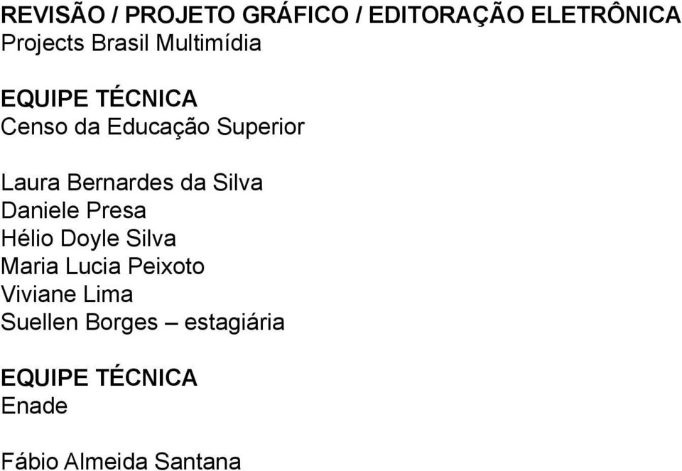 da Silva Daniele Presa Hélio Doyle Silva Maria Lucia Peixoto Viviane