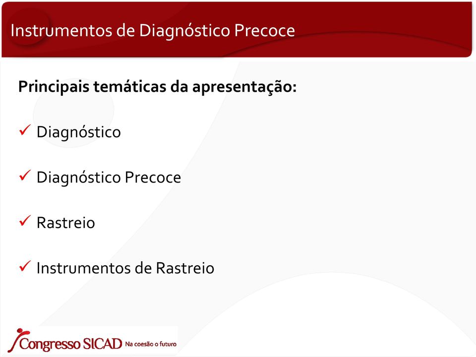 apresentação: Diagnóstico