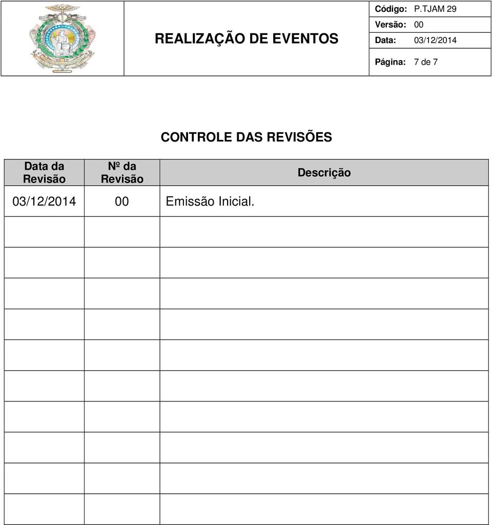 Revisão Nº da Revisão