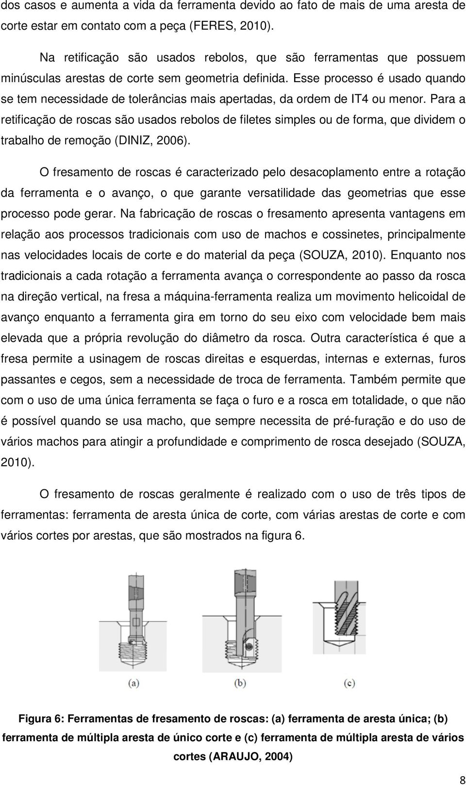 Esse processo é usado quando se tem necessidade de tolerâncias mais apertadas, da ordem de IT4 ou menor.