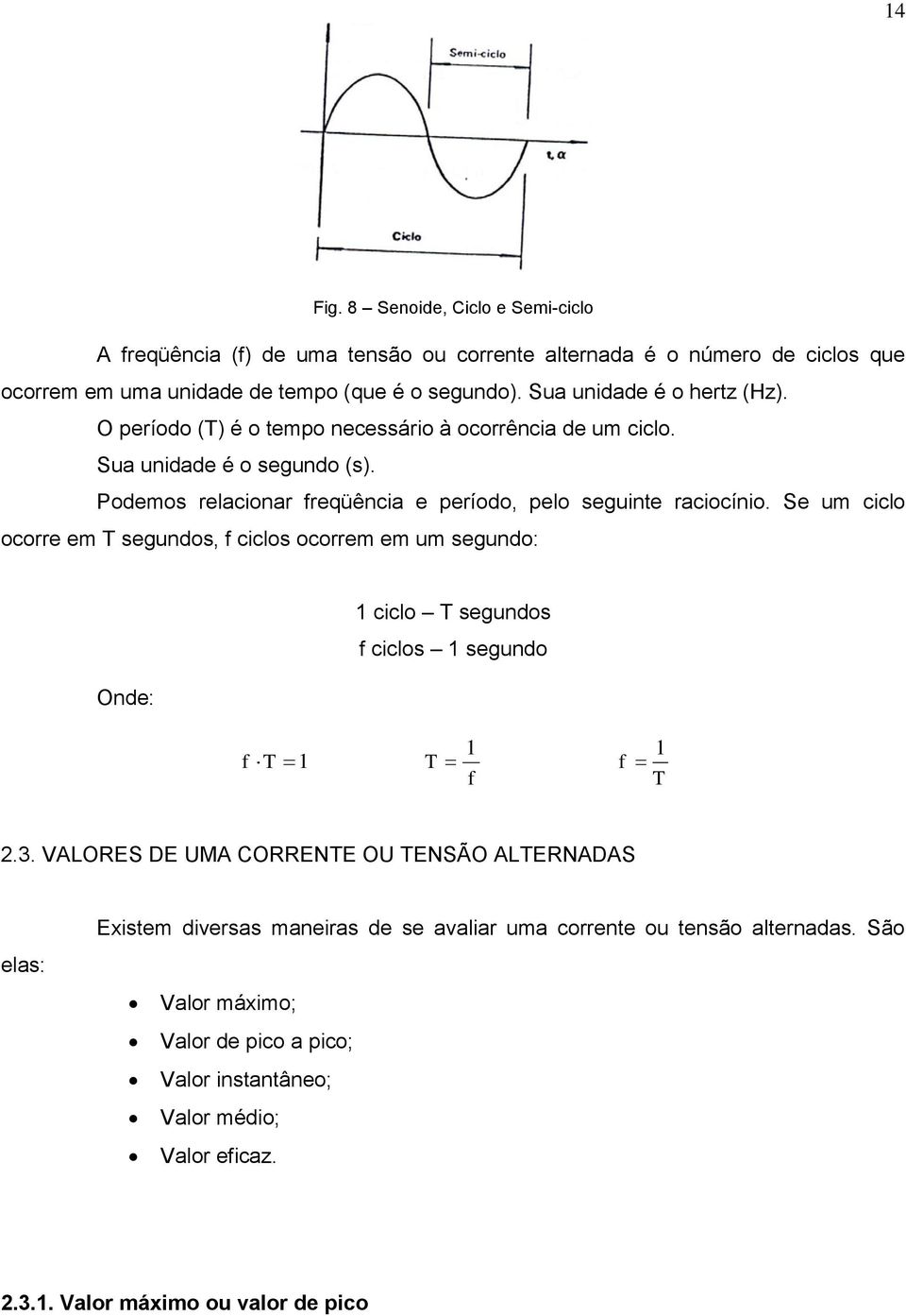 Podmos rlacionar frqüência príodo, plo sguint raciocínio.