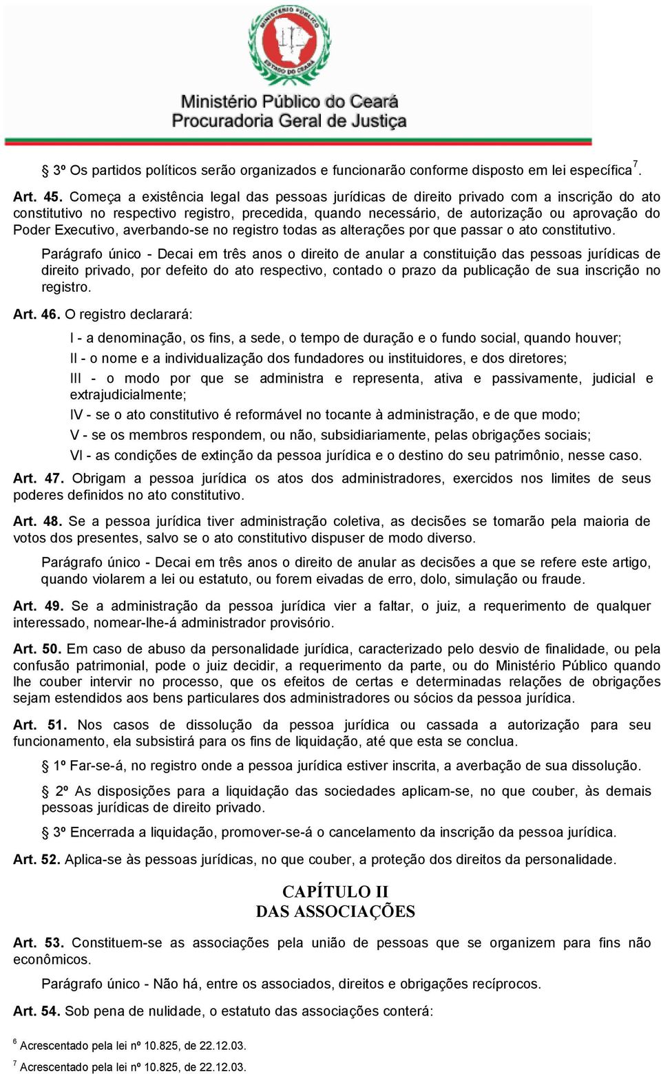 Executivo, averbando-se no registro todas as alterações por que passar o ato constitutivo.