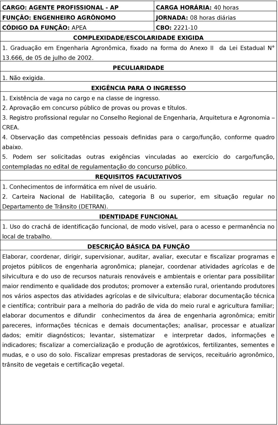 Existência de vaga no cargo e na classe de ingresso. 2. Aprovação em concurso público de provas ou provas e títulos. 3.