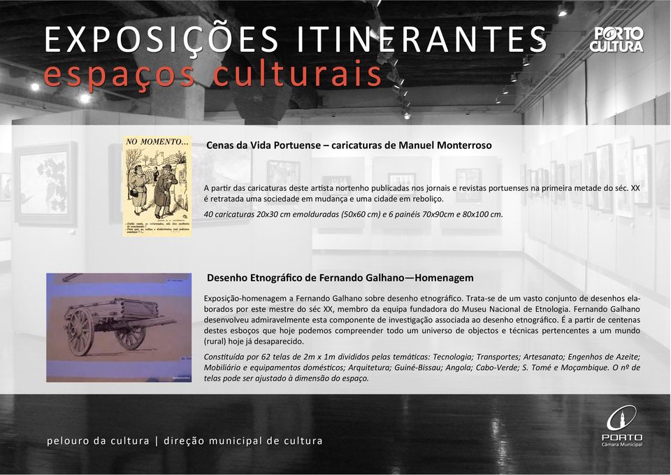 Desenho Etnográfico de Fernando Galhano Homenagem Exposição-homenagem a Fernando Galhano sobre desenho etnográfico.