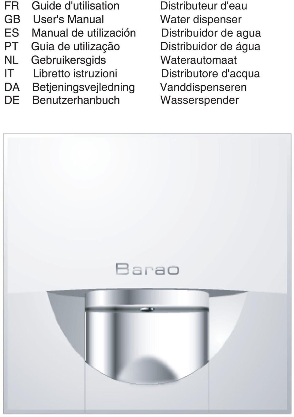 água Waterautomaat IT Libretto