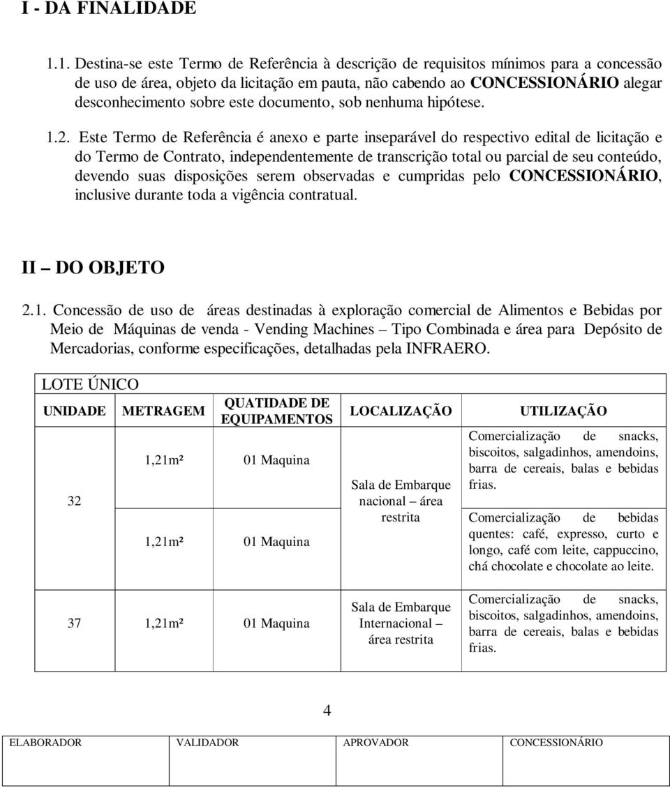 documento, sob nenhuma hipótese. 1.2.