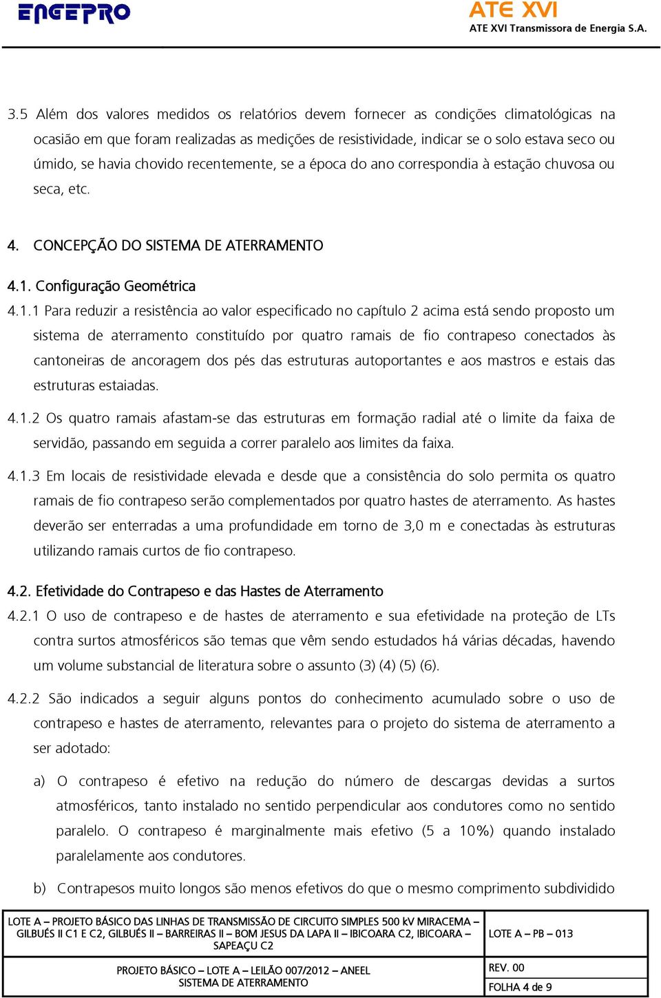 Configuração Geométrica 4.1.