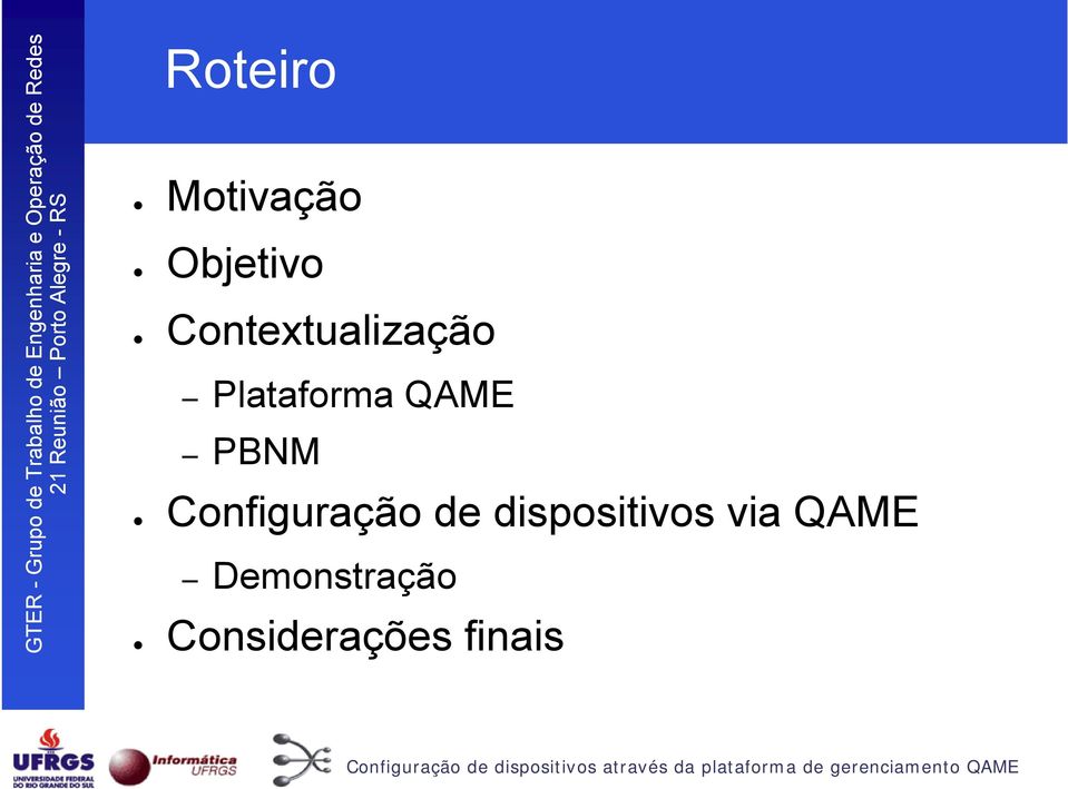 PBNM Configuração de dispositivos