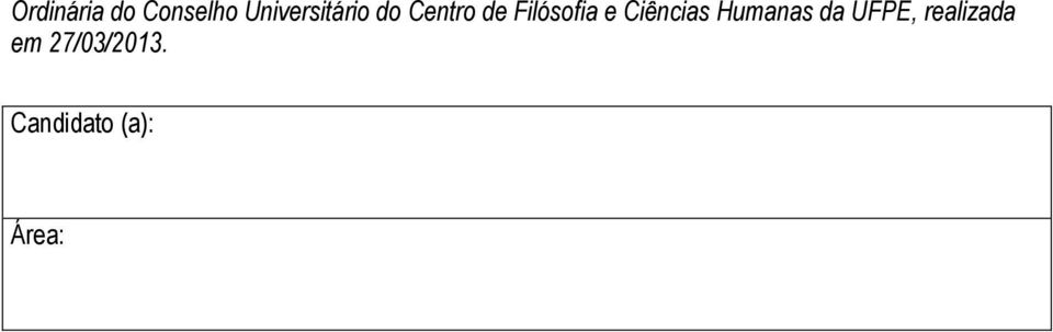 Filósofia e Ciências Humanas da