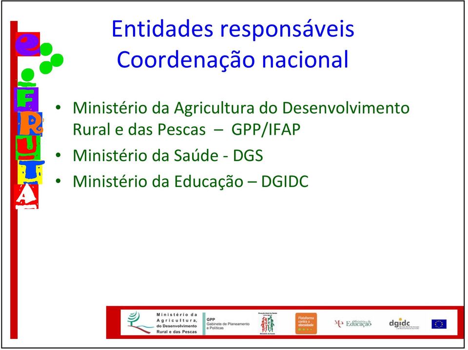 Desenvolvimento Rural e das Pescas