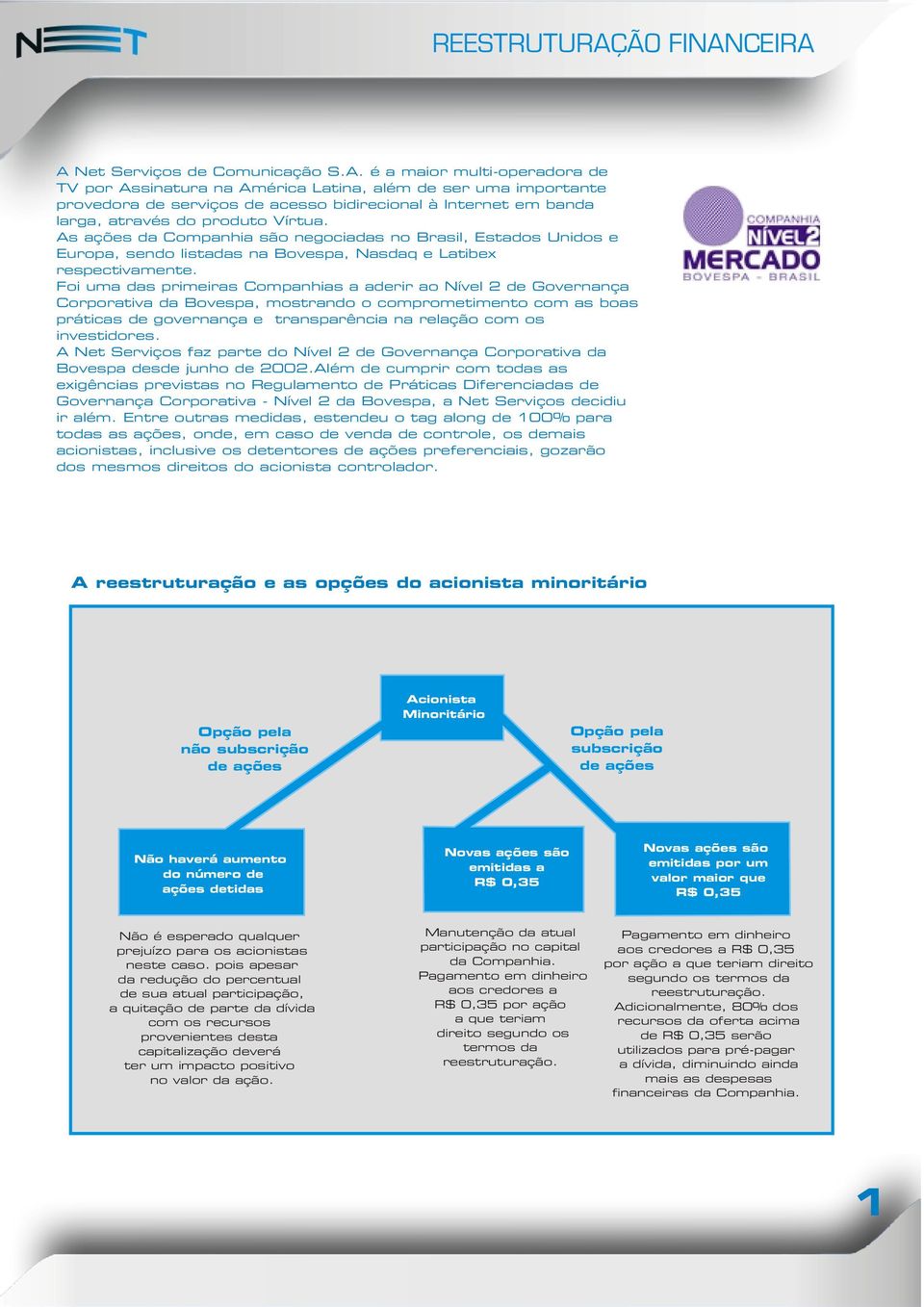 As ações da Companhia são negociadas no Brasil, Estados Unidos e Europa, sendo listadas na Bovespa, Nasdaq e Latibex respectivamente.