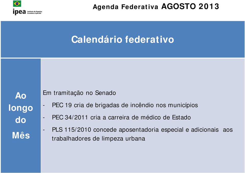 carreira de médico de Estado - PLS 115/2010 concede